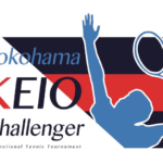 「横浜慶應チャレンジャー国際テニストーナメント」ロゴ